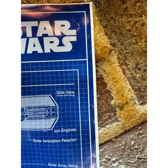 Star Wars - Movie Poster (Imperial Fleet Blueprint Schematics)  24"x36" - Picture 3 of 4